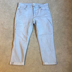 LOFT Women's Relaxed Jeans in Light Blue